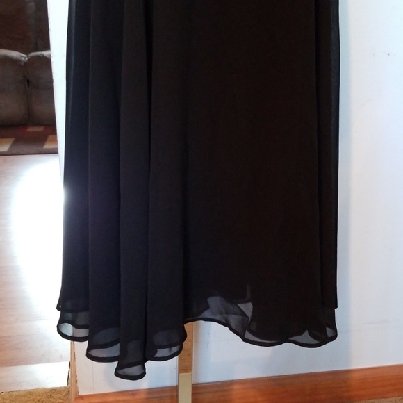 <Dress Barn> Halter Cocktail Party Dress, Black - Picture 5 of 7